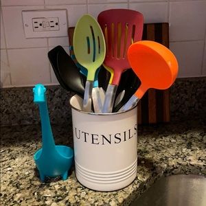 Utensil Set with holder